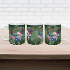 Aussie Festive Koala Christmas Ceramic Mug Koala-ty Time Flag Hammock Green Style