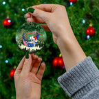 Aussie Festive Koala Christmas Ceramic Ornament Koala-ty Time Flag Hammock Green Style