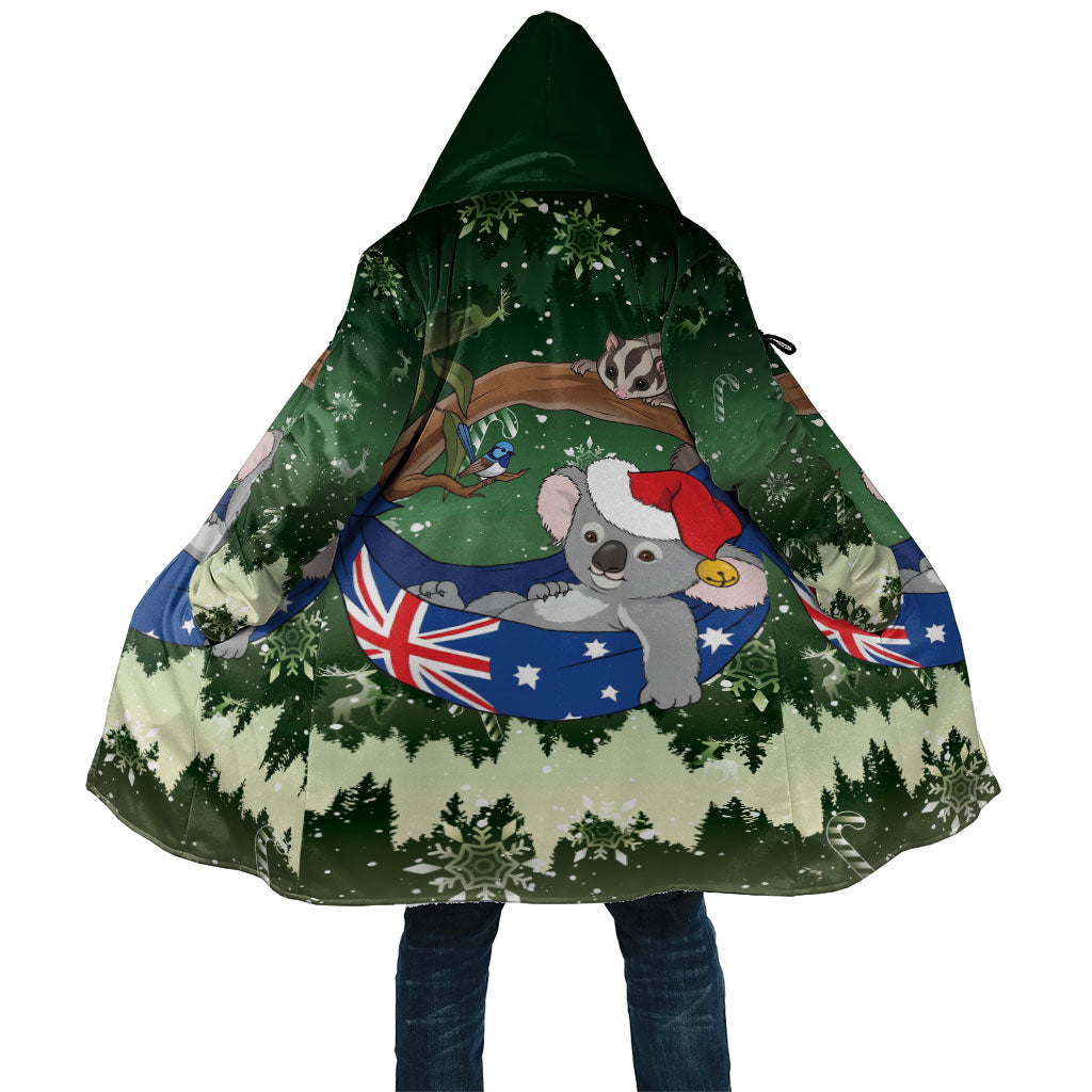 Aussie Festive Koala Christmas Cloak Koala-ty Time Flag Hammock Green Style