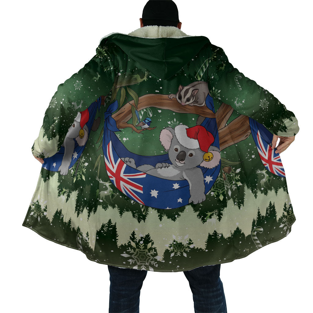 Aussie Festive Koala Christmas Cloak Koala-ty Time Flag Hammock Green Style