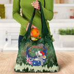Aussie Festive Koala Christmas Grocery Bag Koala-ty Time Flag Hammock Green Style