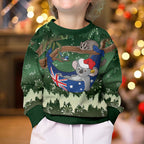 Aussie Festive Koala Christmas Kid Ugly Christmas Sweater Koala-ty Time Flag Hammock Green Style