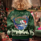 Aussie Festive Koala Christmas Kid Ugly Christmas Sweater Koala-ty Time Flag Hammock Green Style