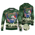 Aussie Festive Koala Christmas Ugly Christmas Sweater Koala-ty Time Flag Hammock Green Style