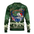Aussie Festive Koala Christmas Ugly Christmas Sweater Koala-ty Time Flag Hammock Green Style