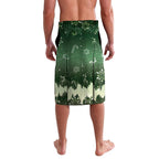 Aussie Festive Koala Christmas Lavalava Koala-ty Time Flag Hammock Green Style