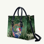 Aussie Festive Koala Christmas Leather Bag Koala-ty Time Flag Hammock Green Style