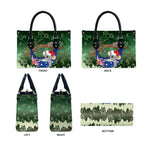 Aussie Festive Koala Christmas Leather Bag Koala-ty Time Flag Hammock Green Style