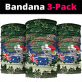 Aussie Festive Koala Christmas Neck Gaiter Koala-ty Time Flag Hammock Green Style