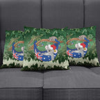 Aussie Festive Koala Christmas Pillow Cover Koala-ty Time Flag Hammock Green Style