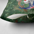 Aussie Festive Koala Christmas Pillow Cover Koala-ty Time Flag Hammock Green Style