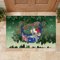Aussie Festive Koala Christmas Rubber Doormat Koala-ty Time Flag Hammock Green Style