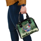Aussie Festive Koala Christmas Shoulder Handbag Koala-ty Time Flag Hammock Green Style