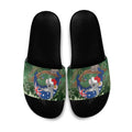 Aussie Festive Koala Christmas Slide Sandals Koala-ty Time Flag Hammock Green Style