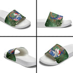 Aussie Festive Koala Christmas Slide Sandals Koala-ty Time Flag Hammock Green Style