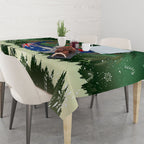 Aussie Festive Koala Christmas Tablecloth Koala-ty Time Flag Hammock Green Style