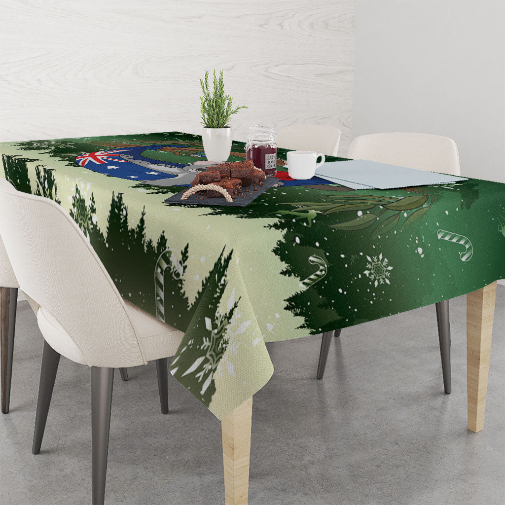 Aussie Festive Koala Christmas Tablecloth Koala-ty Time Flag Hammock Green Style