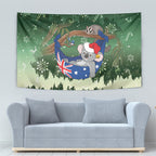 Aussie Festive Koala Christmas Tapestry Koala-ty Time Flag Hammock Green Style
