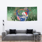 Aussie Festive Koala Christmas Tapestry Koala-ty Time Flag Hammock Green Style