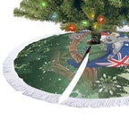 Aussie Festive Koala Christmas Tree Skirt Koala-ty Time Flag Hammock Green Style