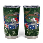 Aussie Festive Koala Christmas Tumbler Cup Koala-ty Time Flag Hammock Green Style