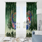 Aussie Festive Koala Christmas Window Curtain Koala-ty Time Flag Hammock Green Style