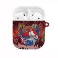 Aussie Festive Koala Christmas AirPods Case Koala-ty Time Flag Hammock Red Style