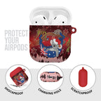 Aussie Festive Koala Christmas AirPods Case Koala-ty Time Flag Hammock Red Style