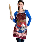 Aussie Festive Koala Christmas Apron Koala-ty Time Flag Hammock Red Style