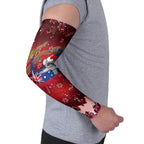 Aussie Festive Koala Christmas Arm Sleeves Koala-ty Time Flag Hammock Red Style