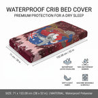 Aussie Festive Koala Christmas Baby Bed Cover Koala-ty Time Flag Hammock Red Style