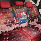 Aussie Festive Koala Christmas Back Car Seat Cover Koala-ty Time Flag Hammock Red Style
