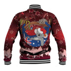 Aussie Festive Koala Christmas Baseball Jacket Koala-ty Time Flag Hammock Red Style