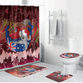 Aussie Festive Koala Christmas Bathroom Set Koala-ty Time Flag Hammock Red Style