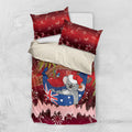 Aussie Festive Koala Christmas Bedding Set Koala-ty Time Flag Hammock Red Style