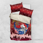 Aussie Festive Koala Christmas Bedding Set Koala-ty Time Flag Hammock Red Style