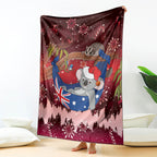 Aussie Festive Koala Christmas Blanket Koala-ty Time Flag Hammock Red Style