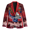 Aussie Festive Koala Christmas Blazer Koala-ty Time Flag Hammock Red Style