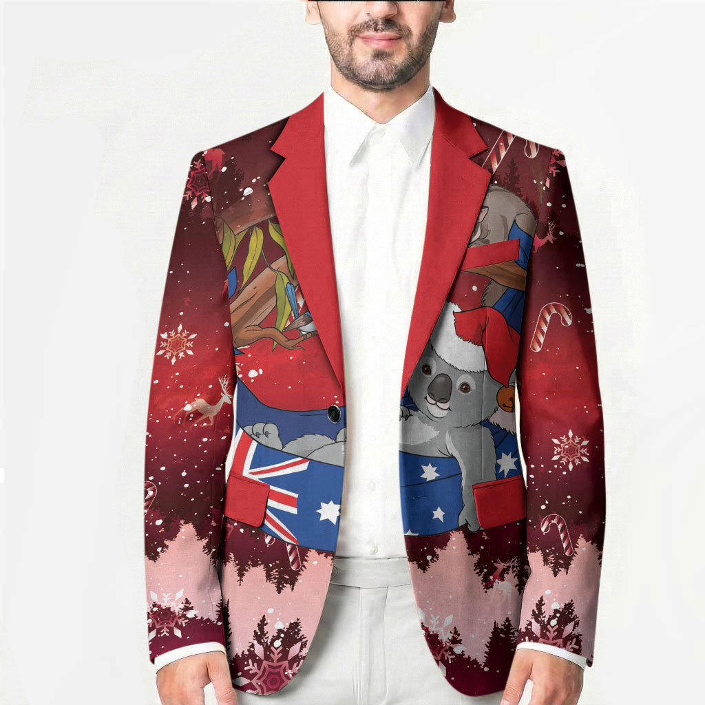 Aussie Festive Koala Christmas Blazer Koala-ty Time Flag Hammock Red Style