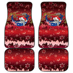 Aussie Festive Koala Christmas Car Mats Koala-ty Time Flag Hammock Red Style