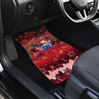 Aussie Festive Koala Christmas Car Mats Koala-ty Time Flag Hammock Red Style
