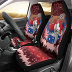 Aussie Festive Koala Christmas Car Seat Cover Koala-ty Time Flag Hammock Red Style