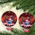 Aussie Festive Koala Christmas Ceramic Ornament Koala-ty Time Flag Hammock Red Style