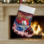 Aussie Festive Koala Christmas Stocking Koala-ty Time Flag Hammock Red Style