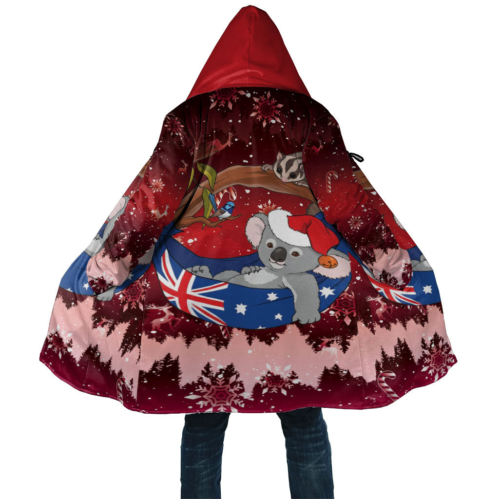 Aussie Festive Koala Christmas Cloak Koala-ty Time Flag Hammock Red Style