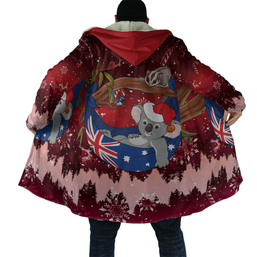 Aussie Festive Koala Christmas Cloak Koala-ty Time Flag Hammock Red Style