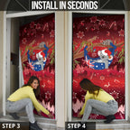 Aussie Festive Koala Christmas Door Cover Koala-ty Time Flag Hammock Red Style