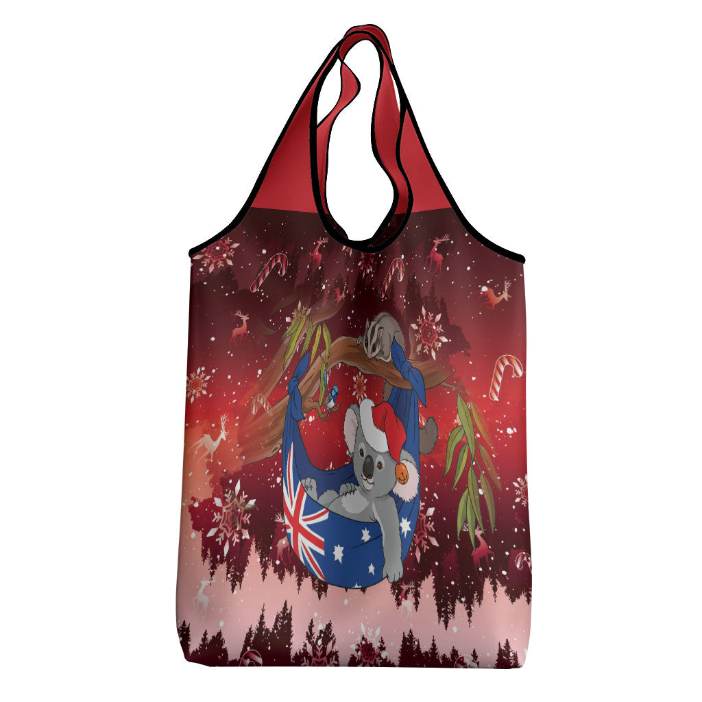 Aussie Festive Koala Christmas Grocery Bag Koala-ty Time Flag Hammock Red Style
