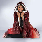 Aussie Festive Koala Christmas Hooded Blanket Koala-ty Time Flag Hammock Red Style