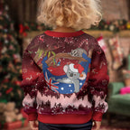 Aussie Festive Koala Christmas Kid Ugly Christmas Sweater Koala-ty Time Flag Hammock Red Style